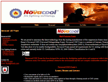 Tablet Screenshot of novacoolfoam.com